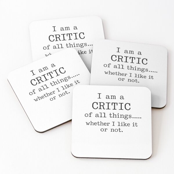 Item preview, I am a Critic of all things designed and sold by MGB&KaroGaiaArt.