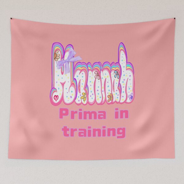 Item preview, Hannah Personalized Prima In Training - Dancer Custom Aesthetic Ballerina designed and sold by Artonmytee.