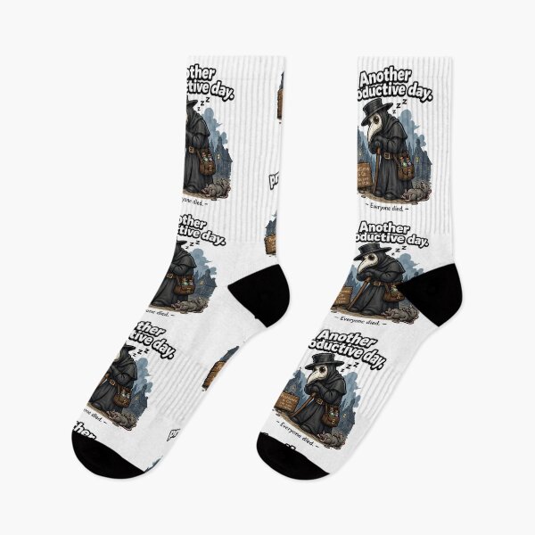 Item preview, Funny Medieval Plague Doctor Productive Day designed and sold by MonkiFlipp.