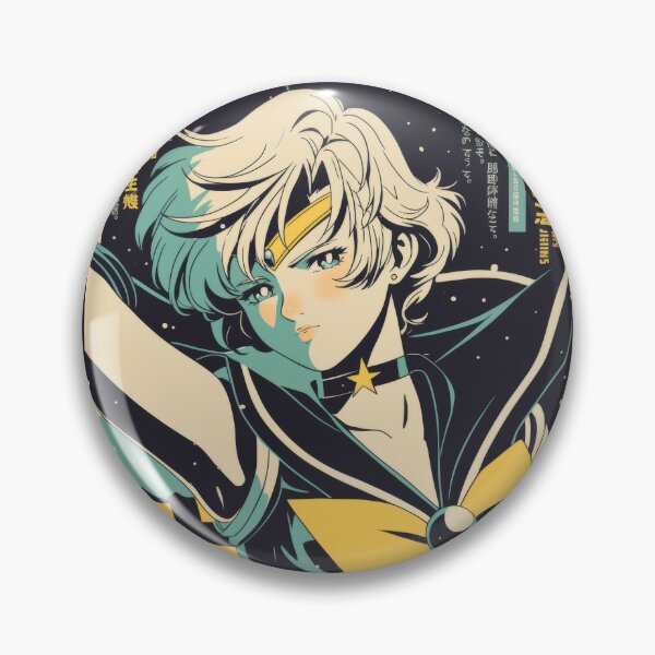 Item preview, Retro Sailor Uranus Duotone designed and sold by AnimeArsenalPrints.