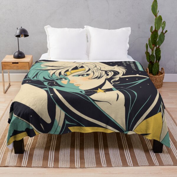Item preview, Retro Sailor Uranus Duotone designed and sold by AnimeArsenalPrints.