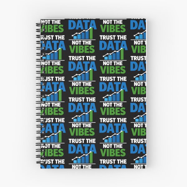 Item preview, Trust the Data Not the Vibes Minimal Analytics Design designed and sold by TeeTimeTreasure.