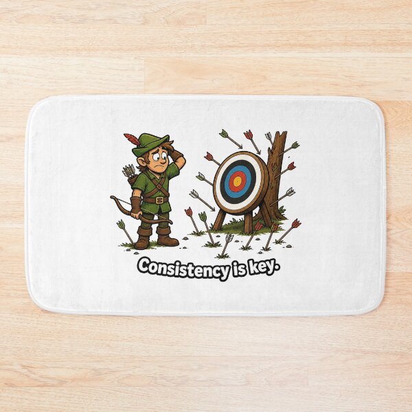 Item preview, Funny Medieval Archer Consistency Is Key designed and sold by MonkiFlipp.
