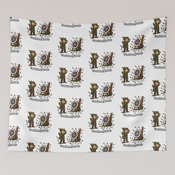 Item preview, Funny Medieval Archer Consistency Is Key designed and sold by MonkiFlipp.