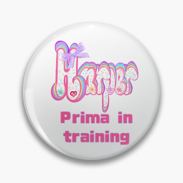 Item preview, Harper Personalized Prima In Training - Dancer Custom Aesthetic Ballerina designed and sold by Artonmytee.