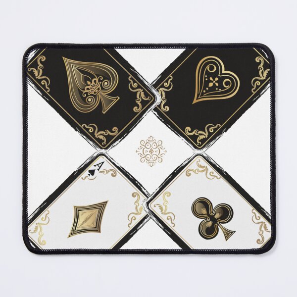 Item preview, Ornate Four Card Suits designed and sold by HiddenLoot.