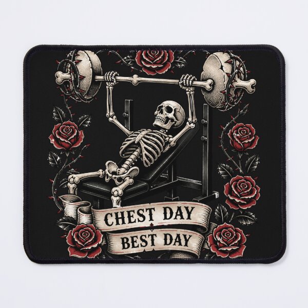Item preview, Chest Day Best Day – Gym Motivation Workout Fitness Quote Design designed and sold by Sparkofart07.