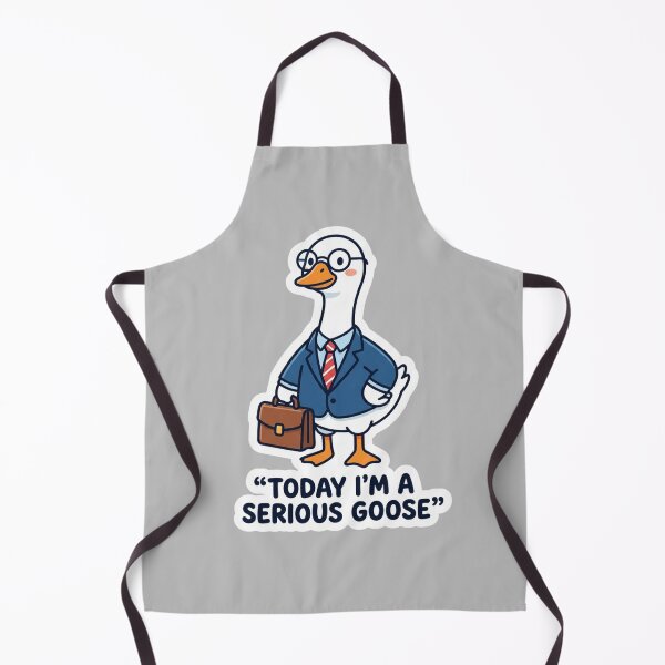 Item preview, Today I’m a Serious Goose - Funny Office Work Sticker designed and sold by ItsArtisticLab.