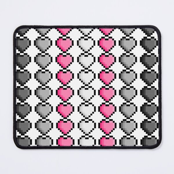 Item preview, Pixel Demigirl Pride Flag Hearts designed and sold by HarveyHandcraftsandDesigns.