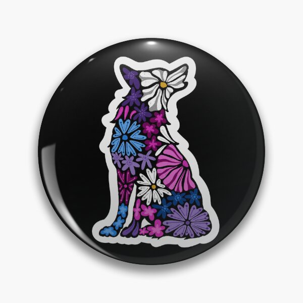 Item preview, Wolf - Polyamorous Flag STICKER designed and sold by HannahReeStudio.