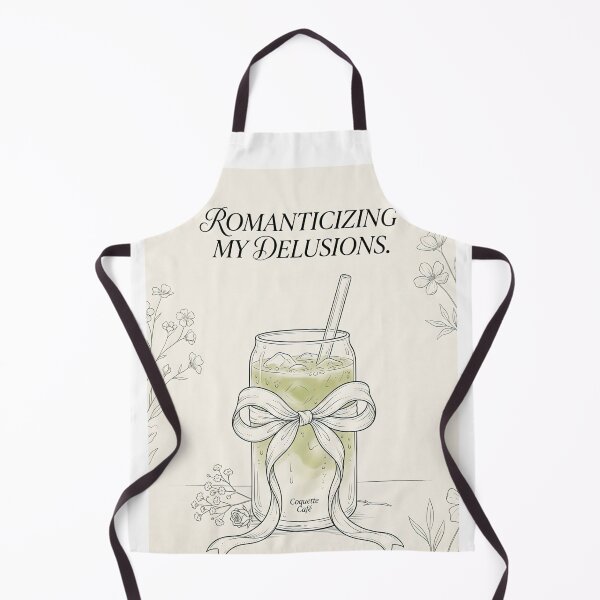 Item preview, Romanticizing Delusions | Coquette Bow & Iced Matcha Aesthetic designed and sold by OVERRIDESTUDIOS.