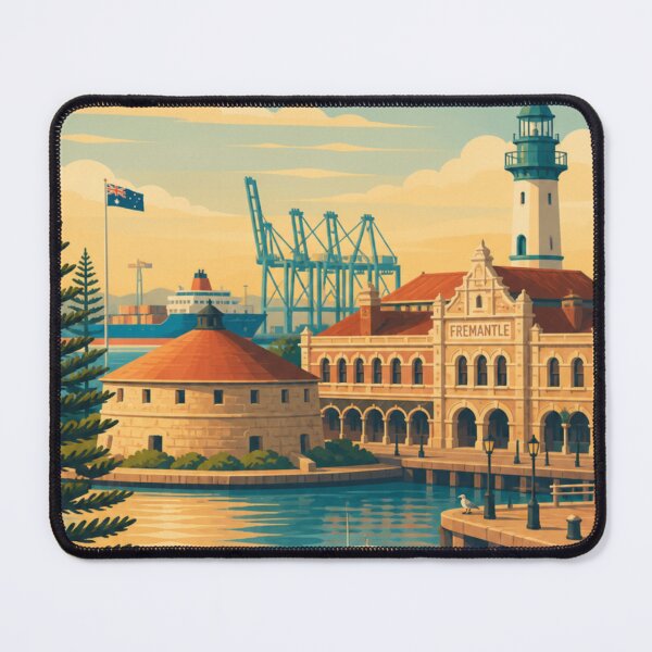 Item preview, Fremantle Australia Travel Poster designed and sold by MatthewHeights.