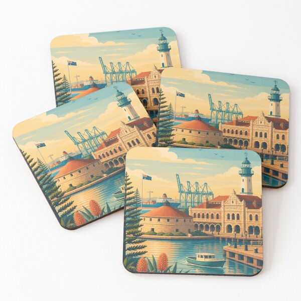 Item preview, Fremantle Australia Travel Poster designed and sold by MatthewHeights.
