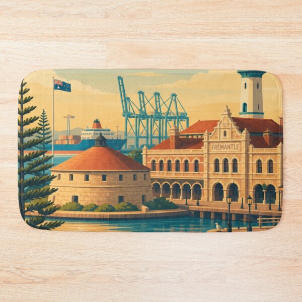 Item preview, Fremantle Australia Travel Poster designed and sold by MatthewHeights.