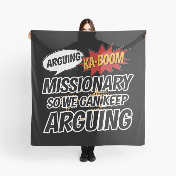 Item preview, Missionary So We Can Keep Arguing Tshirt Funny Humor Wife designed and sold by mkrcsuuh2.