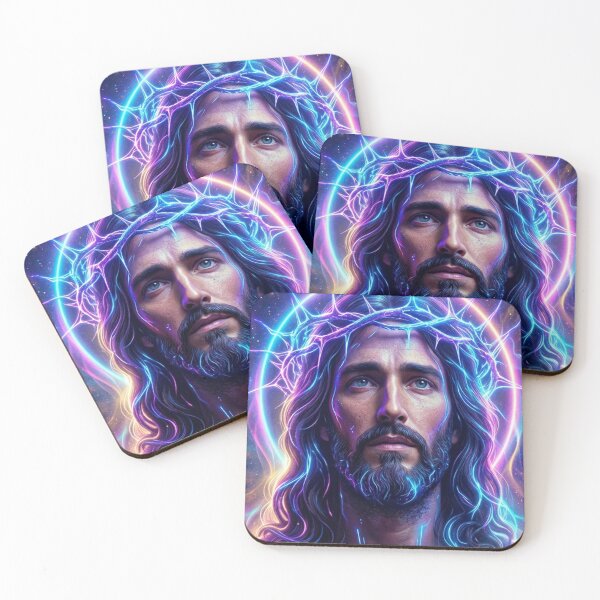 Item preview, Cobalt Core Neon Jesus – Faith Over Fear designed and sold by Cobaltcore78.