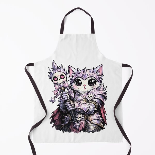 Item preview, Creepy Cute Pastel Goth Warrior Cat designed and sold by LumePrint.