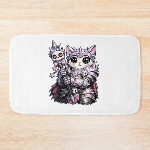 Item preview, Creepy Cute Pastel Goth Warrior Cat designed and sold by LumePrint.