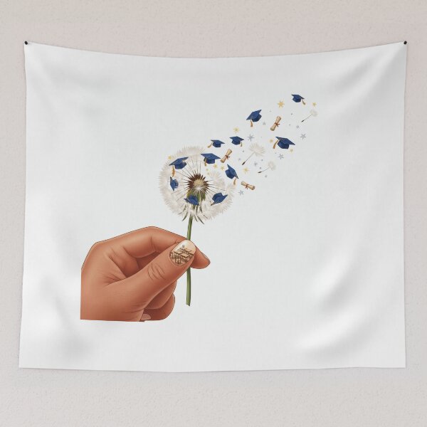 Item preview, Dandelion Graduation Concept Illustration designed and sold by AbanoubStore.