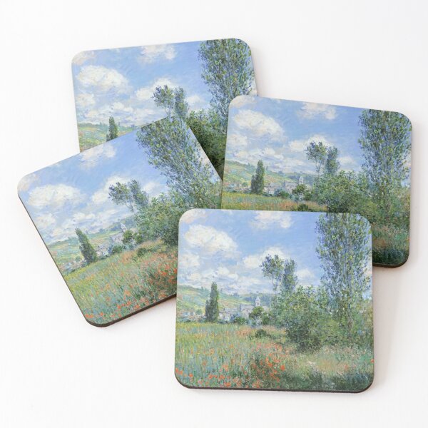 Item preview, View of Vetheuil by Claude Monet: Sunlit French Countryside Poster designed and sold by artofuniverse.