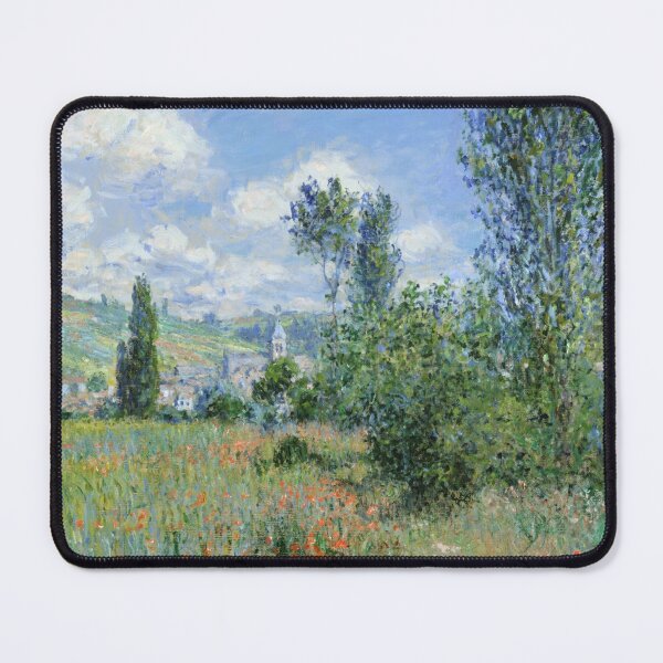 Item preview, View of Vetheuil by Claude Monet: Sunlit French Countryside Poster designed and sold by artofuniverse.