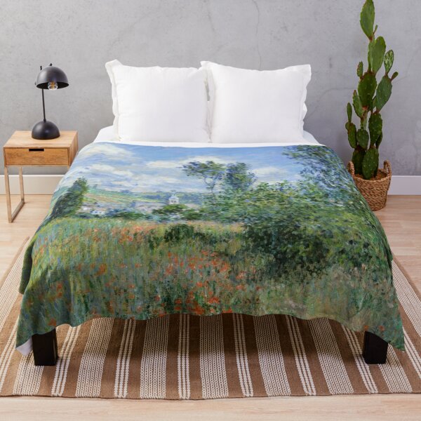Item preview, View of Vetheuil by Claude Monet: Sunlit French Countryside Poster designed and sold by artofuniverse.