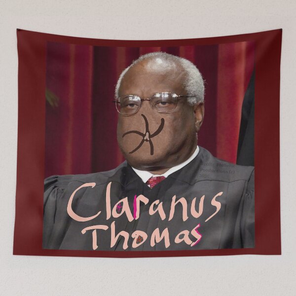 Item preview, Clarence Thomas the butt of his own joke designed and sold by reallypathetic.