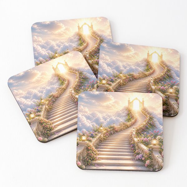 Item preview, Heaven Stairway Through Flowers Fantasy designed and sold by IntelliMindDesigns.
