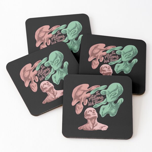Item preview, RESIDENT ALIEN In Alien We Trust designed and sold by ALL ART .