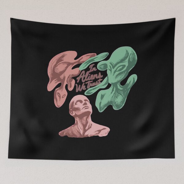Item preview, RESIDENT ALIEN In Alien We Trust designed and sold by ALL ART .