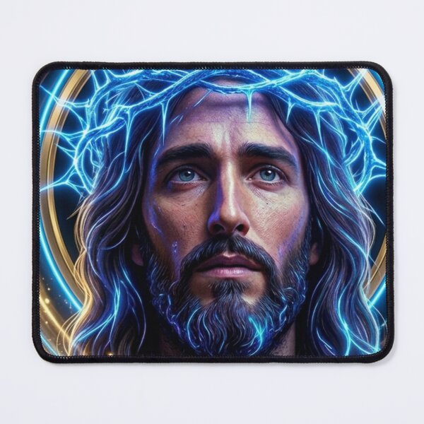 Item preview, Cobalt Core Neon Jesus – Faith Over Fear designed and sold by Cobaltcore78.