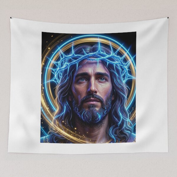 Item preview, Cobalt Core Neon Jesus – Faith Over Fear designed and sold by Cobaltcore78.