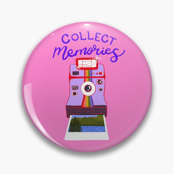 Item preview, Collect Memories — Retro Rainbow Instant Camera Illustration designed and sold by danibelldesigns.