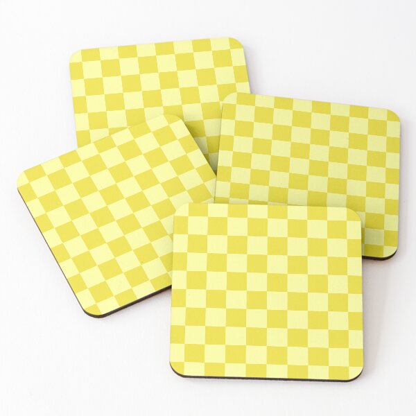Item preview, Dandelion & canary checkered designed and sold by Mint + Midnight.
