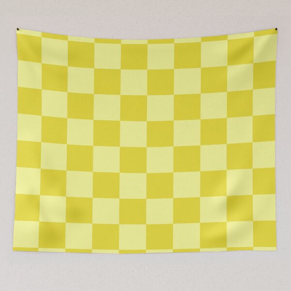 Item preview, Dandelion & canary checkered designed and sold by Mint + Midnight.