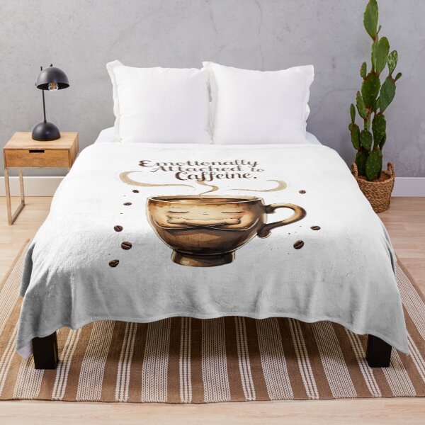 Item preview, Emotionally Attached To Caffeine Funny Coffee Lover Humor designed and sold by AQUILAKREO.
