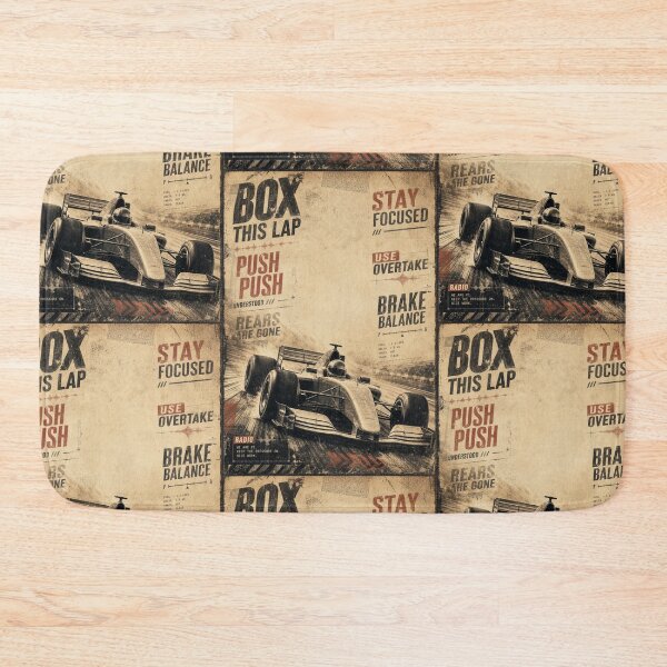 Item preview, Box This Lap Push Push Open Wheel Racing Poster Art designed and sold by PlanetEye Designs.