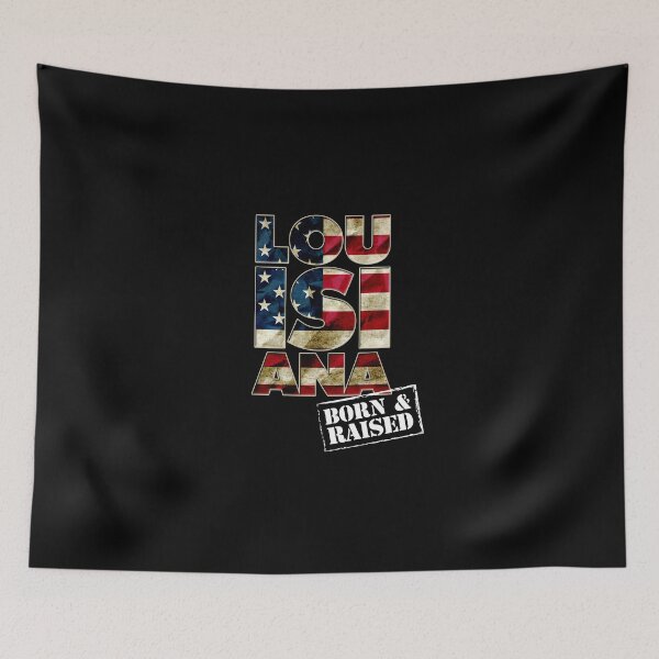 Item preview, Louisiana Fan Gift Sports Football US Flag Proud Strong Born And Raised designed and sold by djpraxis.