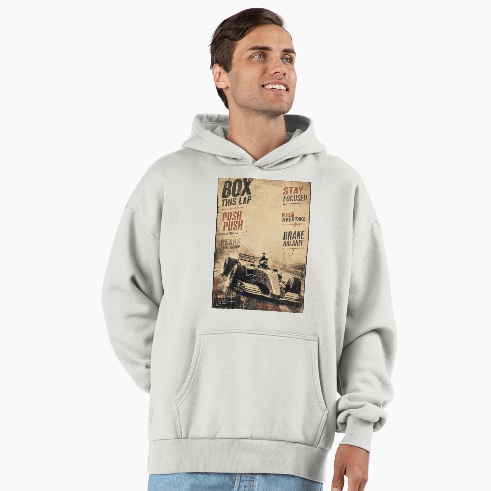 Box This Lap: One Racing Design, On Everything — Premium Hoodie