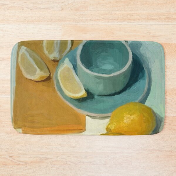 Item preview, blue lemon tea cup designed and sold by valessketch.