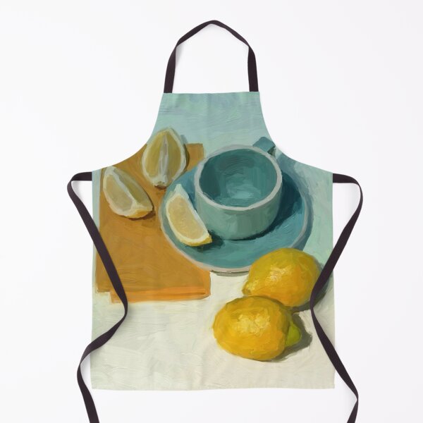 Item preview, blue lemon tea cup designed and sold by valessketch.
