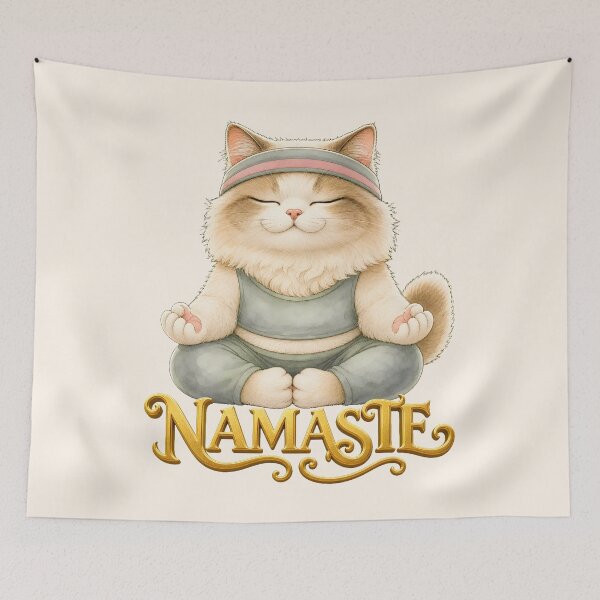 Item preview, Namaste: The Pure Spirit of Calm designed and sold by CataosMeow.