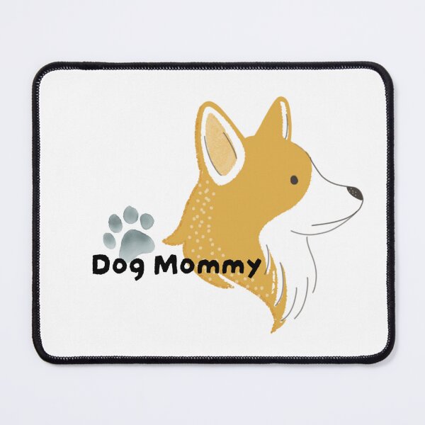 Item preview, Corgi Mom-black word designed and sold by paperandpigment.