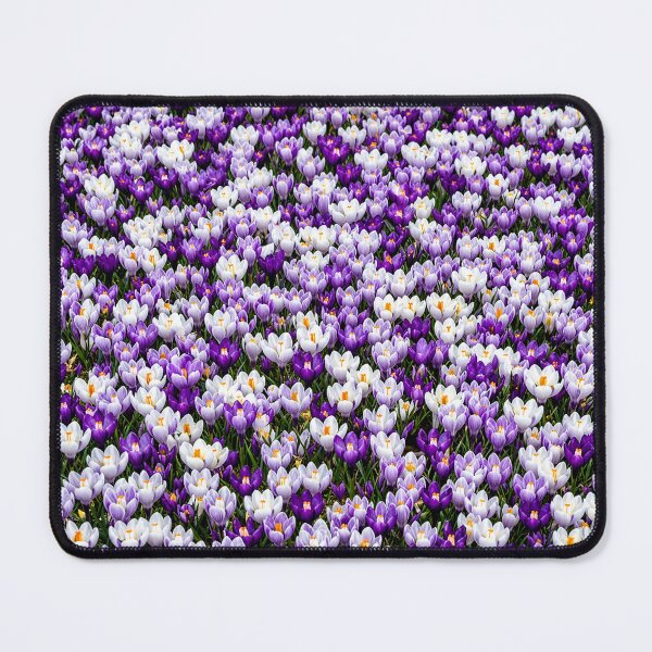 Item preview, Purple Crocus Flower Field Wallpaper designed and sold by IntelliMindDesigns.