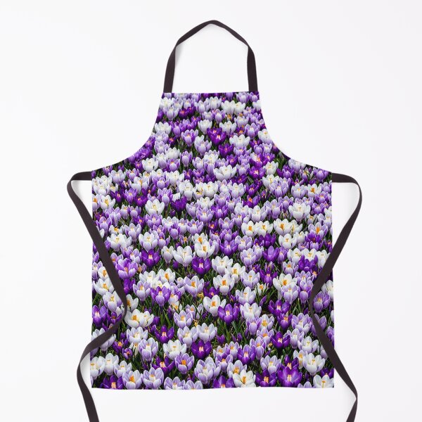 Item preview, Purple Crocus Flower Field Wallpaper designed and sold by IntelliMindDesigns.