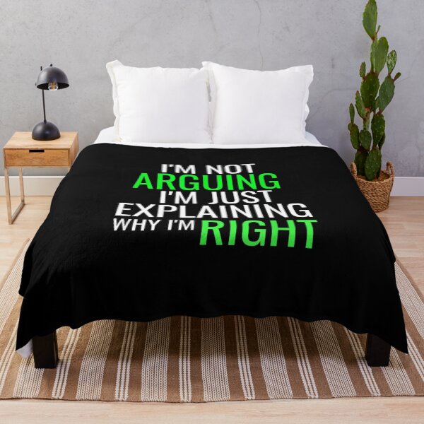 Item preview, Sarcastic By Design Tee Company I'm Not Arguing With You Unisex Adult Black Modern Letter Print designed and sold by EugeneRBarnett.
