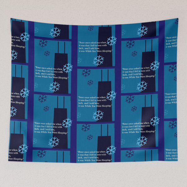 Item preview, While You Were Sleeping Blue designed and sold by Normbot2000.