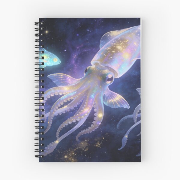 Item preview, Giant Squids in Deep Space, Mystical Universe Marine Wall Decor designed and sold by BlareBlare.