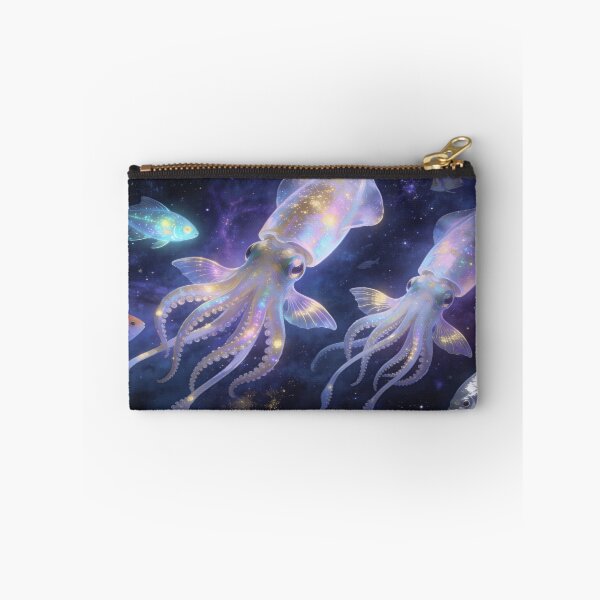 Item preview, Giant Squids in Deep Space, Mystical Universe Marine Wall Decor designed and sold by BlareBlare.