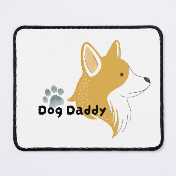 Item preview, Corgi Dad-black word designed and sold by paperandpigment.